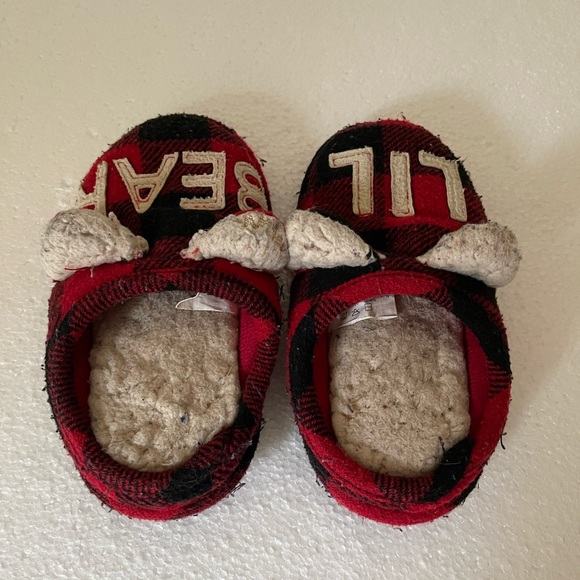 Dearfoams Plaid Slippers Toddler - Picture 2 of 4